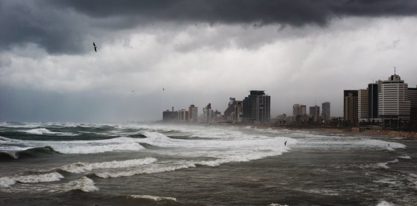 Дождь в Тель-Авиве (Январь 2015)